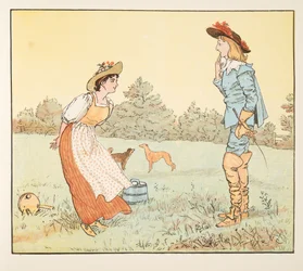 Hey Diddle Diddle絵本pub.1882の "Then I ca n&39;t marry you、my Pretty Maid！"